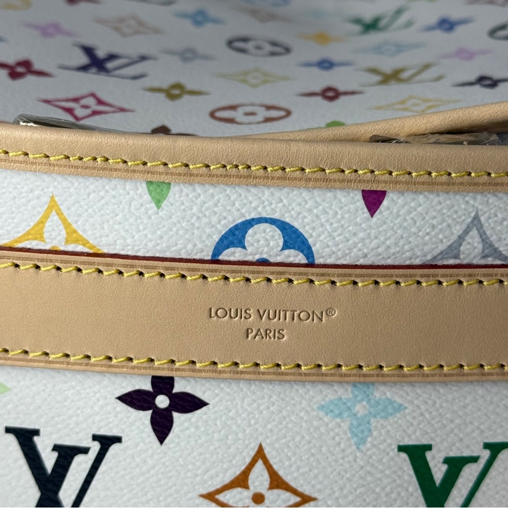 Louis Vuitton White Multicolor Sac Chien - Picture 5 of 13